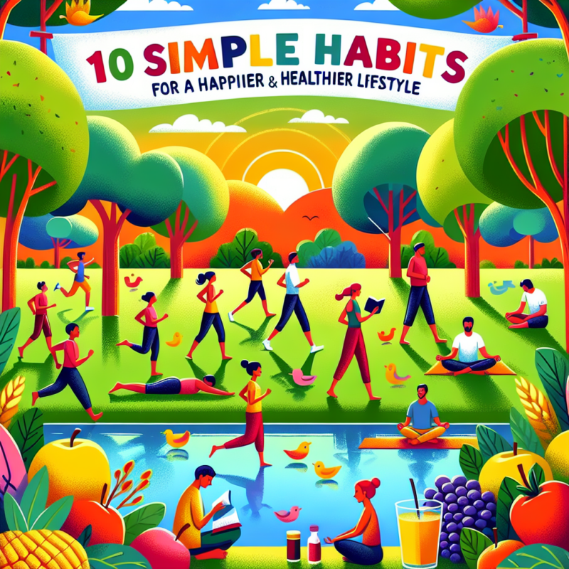 "10 Simple Habits for a Happier and Healthier Lifestyle"