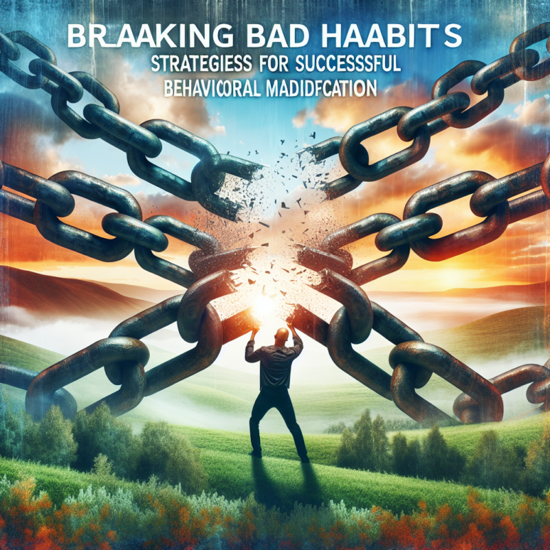 "Breaking Bad Habits: Strategies for Successful Behavioral Modification"