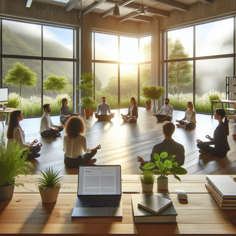 "Creating a Calm Workspace: The Benefits of Corporate Meditation Programs"