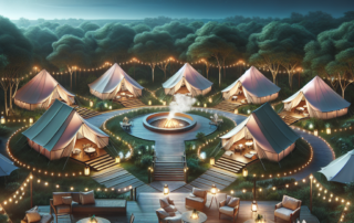 "Experience Glamour in the Great Outdoors: The Best Luxury Tented Camps Worldwide"