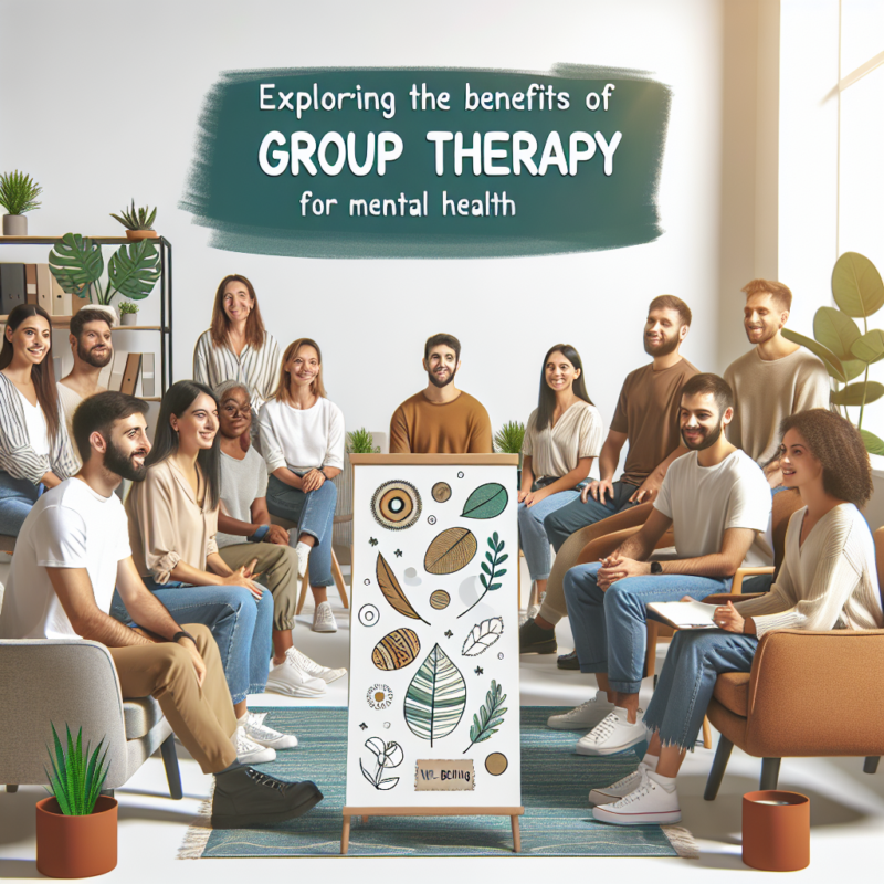 "Exploring the Benefits of Group Therapy for Mental Health and Well-being"