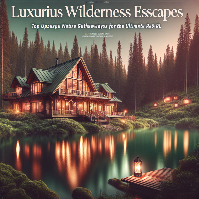 "Luxurious Wilderness Escapes: Top Upscale Nature Getaways for the Ultimate R&R"