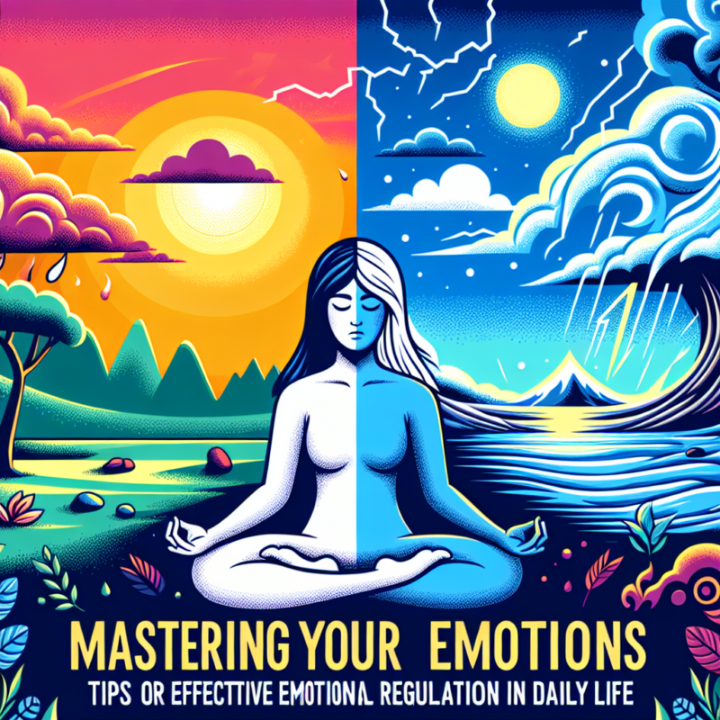 "Mastering Your Emotions: Tips for Effective Emotional Regulation in Daily Life"