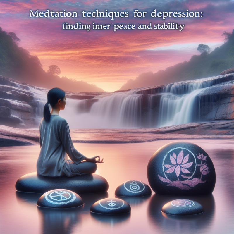 "Meditation Techniques for Depression: Finding Inner Peace and Stability"