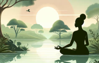 "Silent Serenity: A Guide to Navigating a Meditation Retreat Experience"