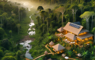 "Sustainable Splendor: The Rise of Luxury Eco-Lodges in Untouched Wilderness"