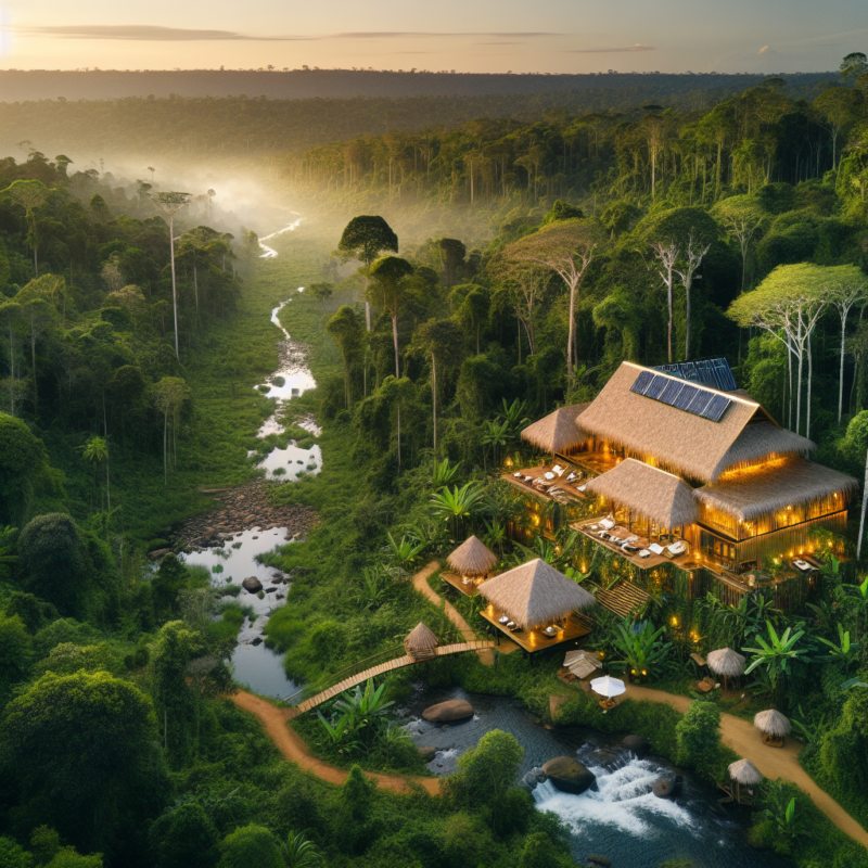 "Sustainable Splendor: The Rise of Luxury Eco-Lodges in Untouched Wilderness"