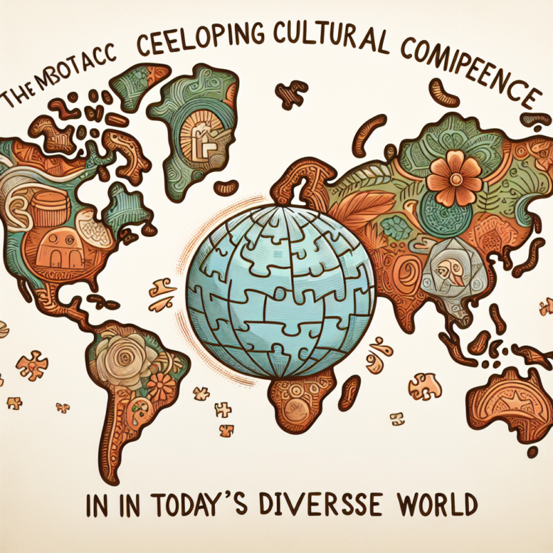 "The Importance of Developing Cultural Competence in Today's Diverse World"